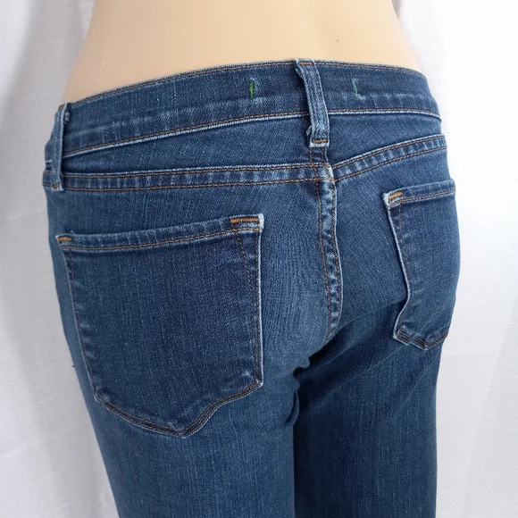 J BRAND PURE Navy Blue Denim Skinny Leg Jeans WornButNotWornOut - Picture 15 of 15